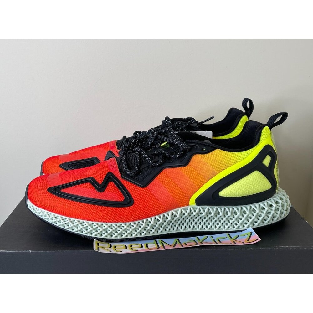 Adidas ZX 4D Solar Orange Mens Sizes FV9028